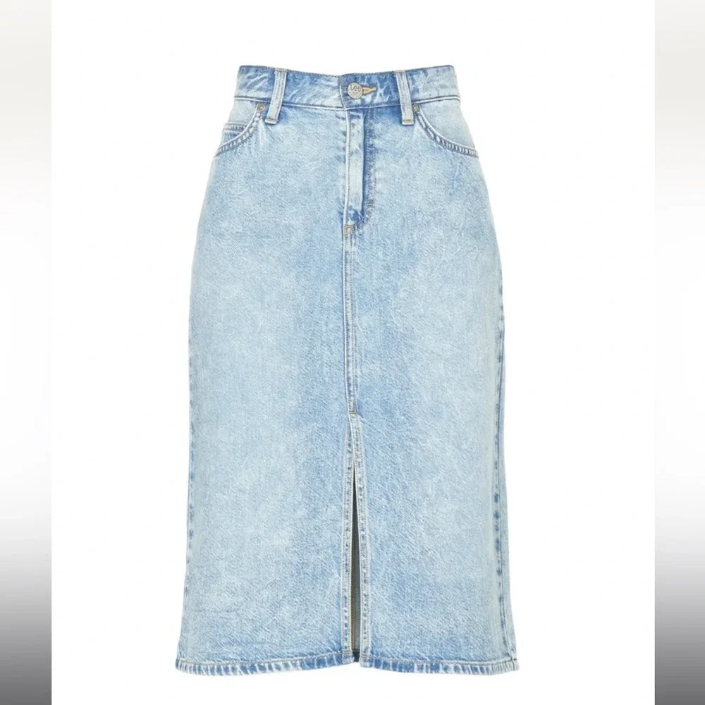 LEE Mid Rise Denim Skirt, RTR - Picture 5 of 11